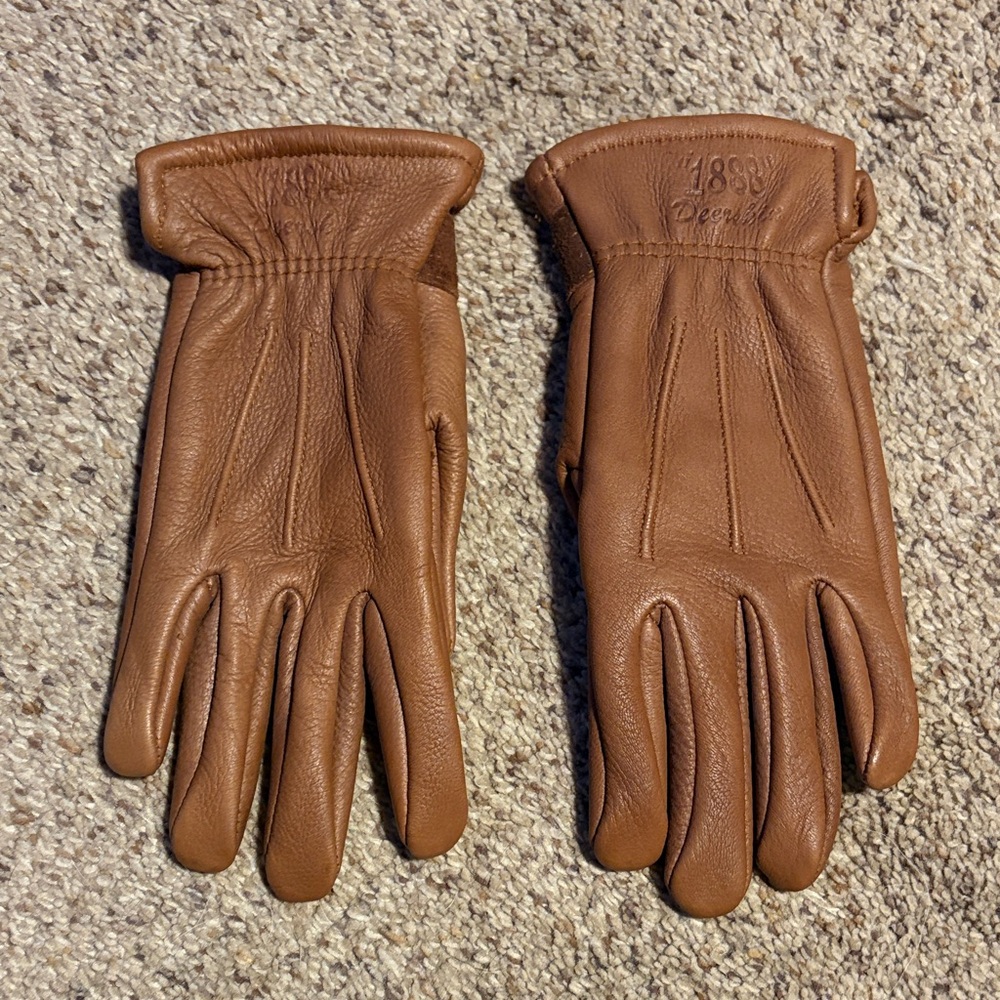 Brown Leather Gloves
